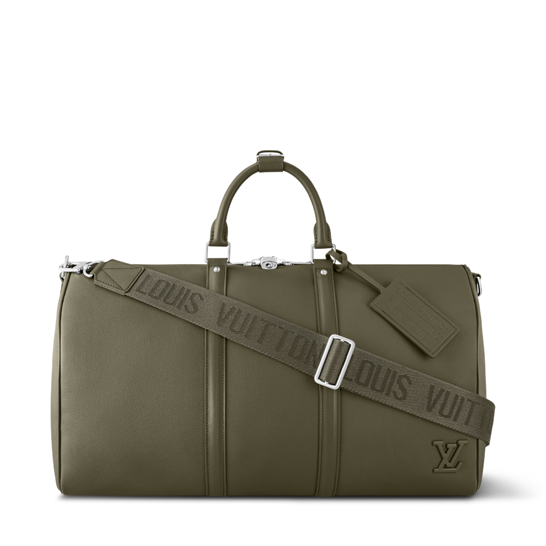 Keepall Bandoulière 50 LV Aerogram - Holiday Gifts for Him | LOUIS